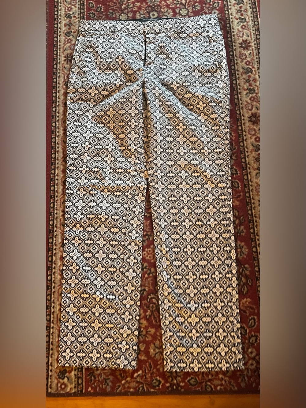Banana Republic Black & White Patterned ‘Reegan’ Pants
